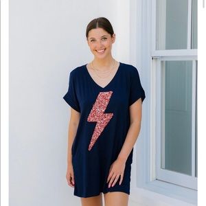 Judith March electric tshirt dress size S